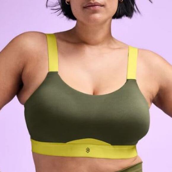 EUC ThirdLove Kinetic Adjustable Sports Bra in Lilac Blush $78 Size 34DDD / 34E - Picture 1 of 11